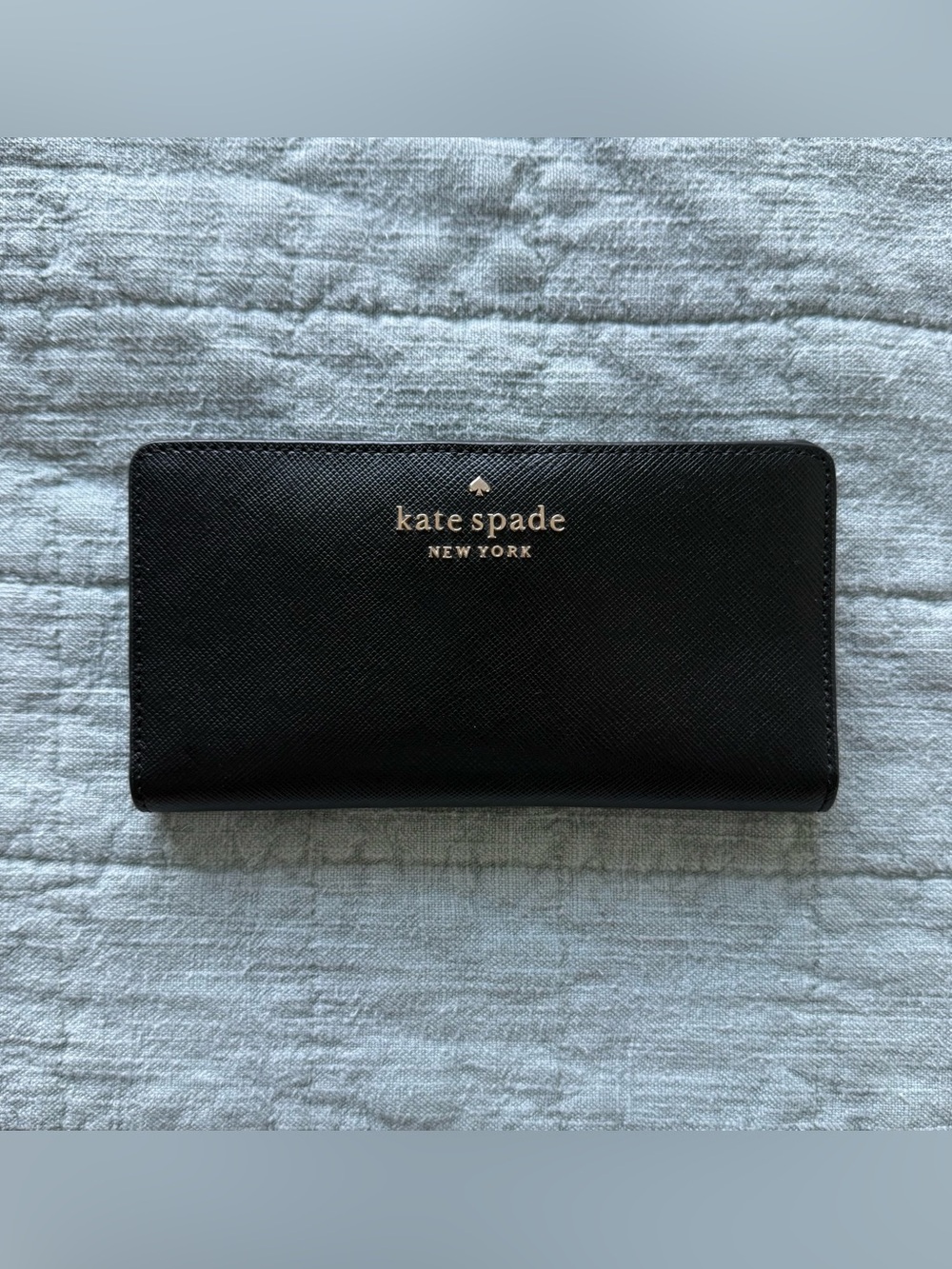 Kate Spade black bifold wallet